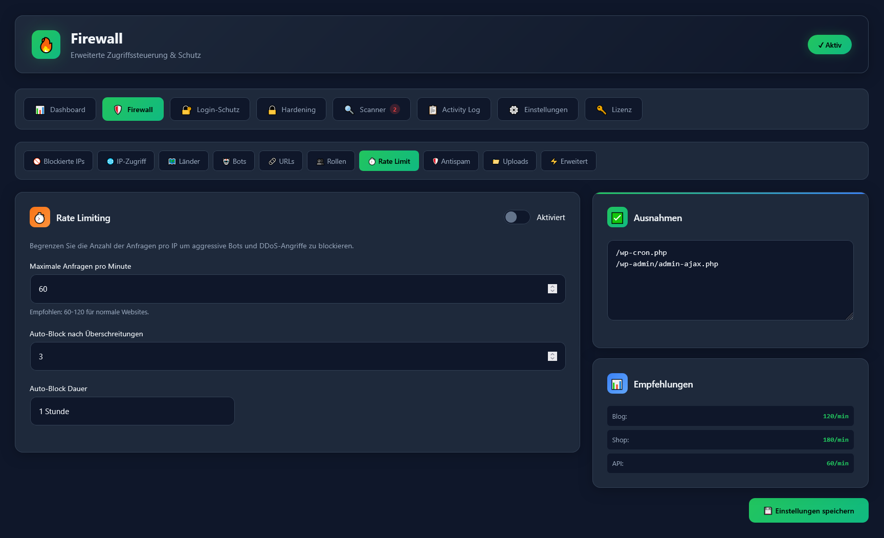 SafetyPress Rate Limiting