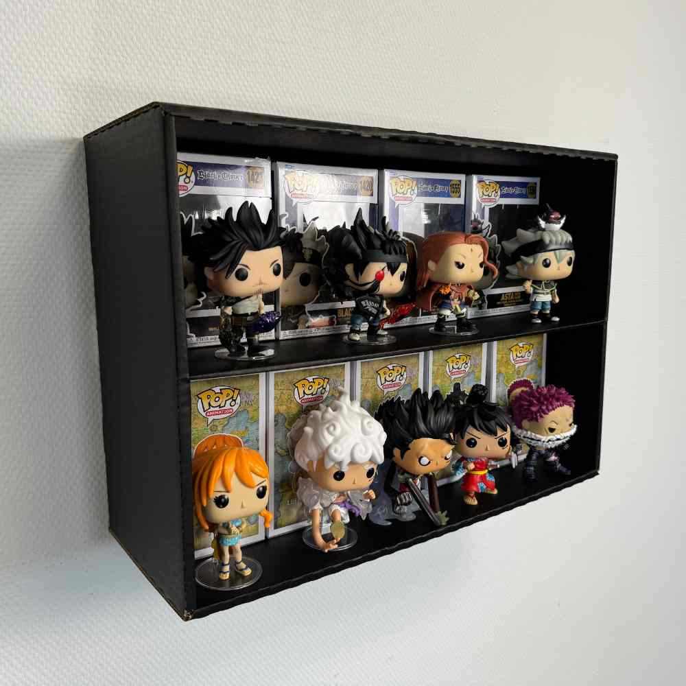 Nachhaltiges Karton Regal für Funko Pop Sammlung von Collectors Concept